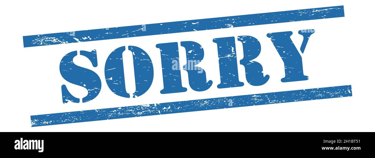 Sorry stamp hi-res stock photography and images - Alamy