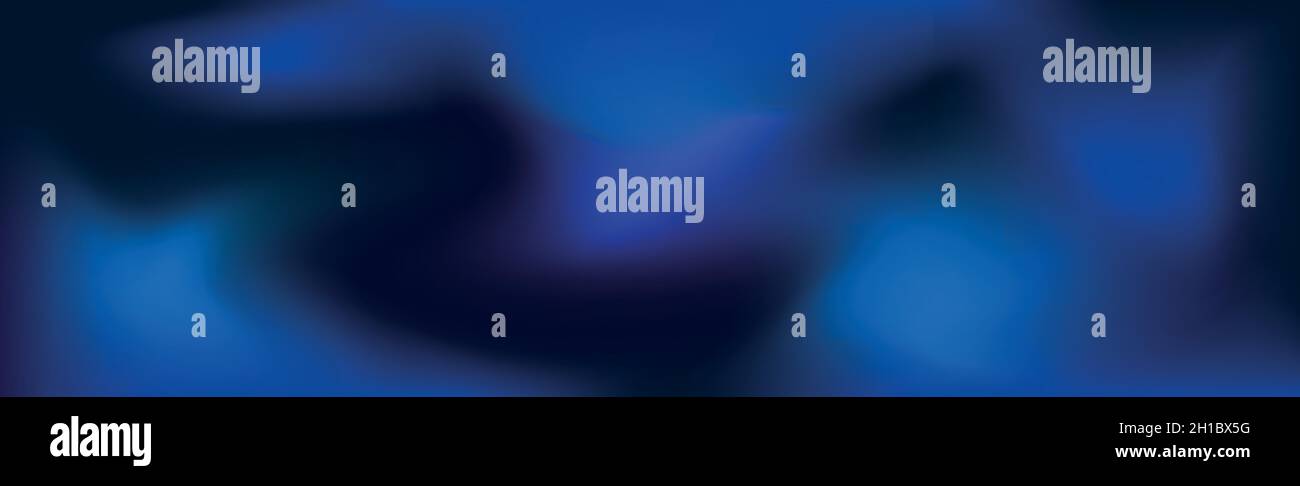 Abstract panoramic background dark blue gradient - Vector illustration ...