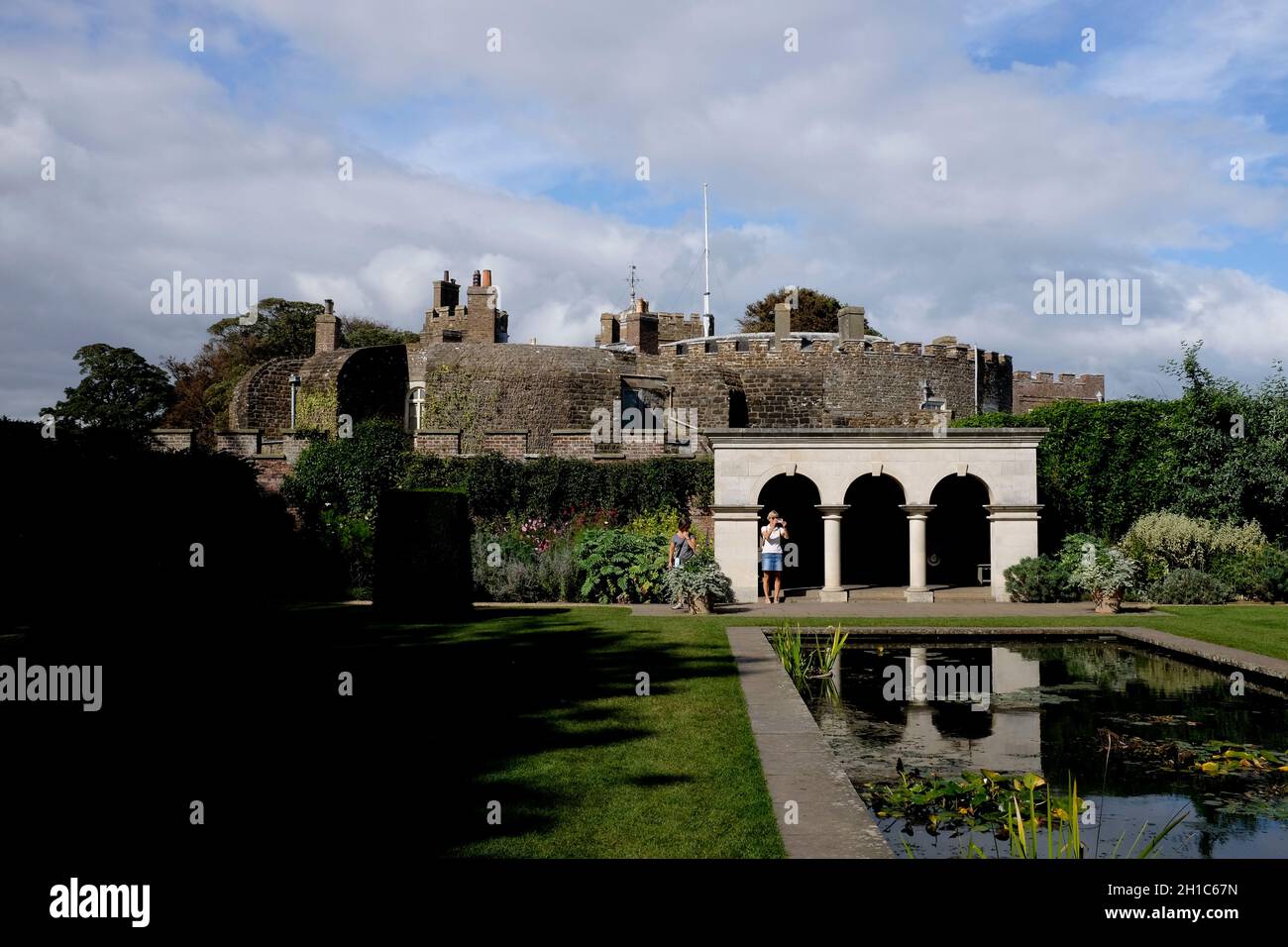 walmer castle and gardens is a coastal fort in deal,east kent,uk september 2021 Stock Photo
