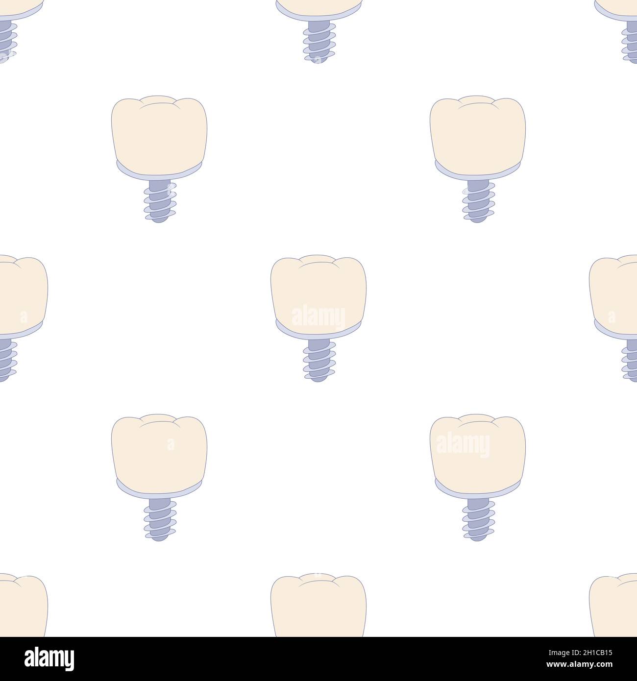Tooth implant pattern seamless background texture repeat wallpaper ...