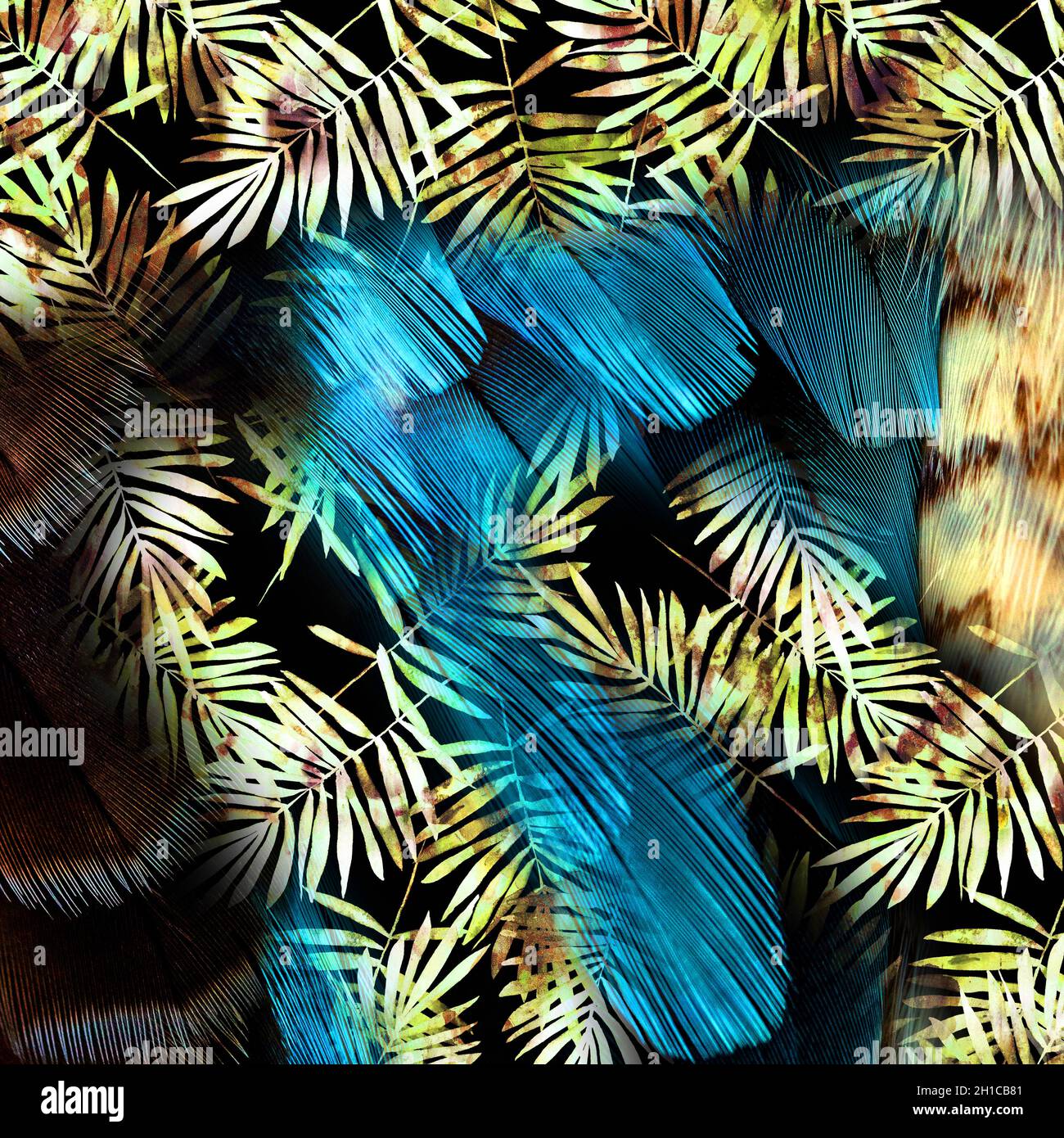 Botanical composition abstract background for amazing fabric background ...