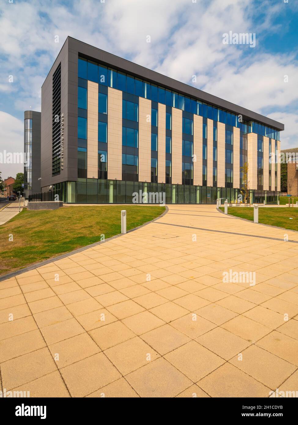 Feethams House, temporary home of the UK government's Treasury North