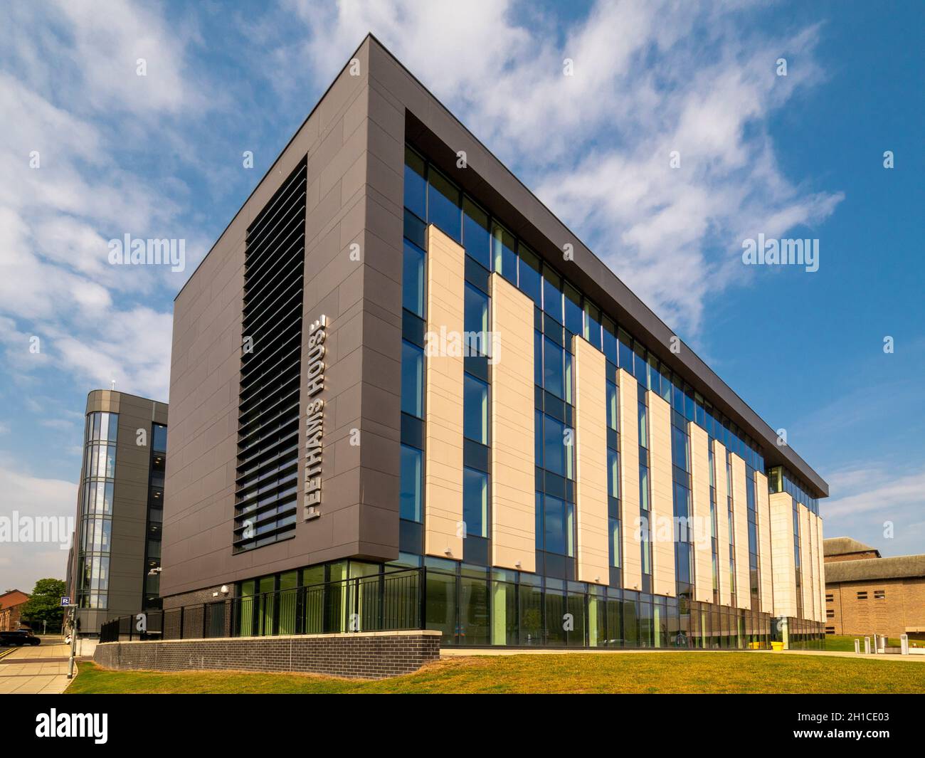 Feethams House, temporary home of the UK government's Treasury North