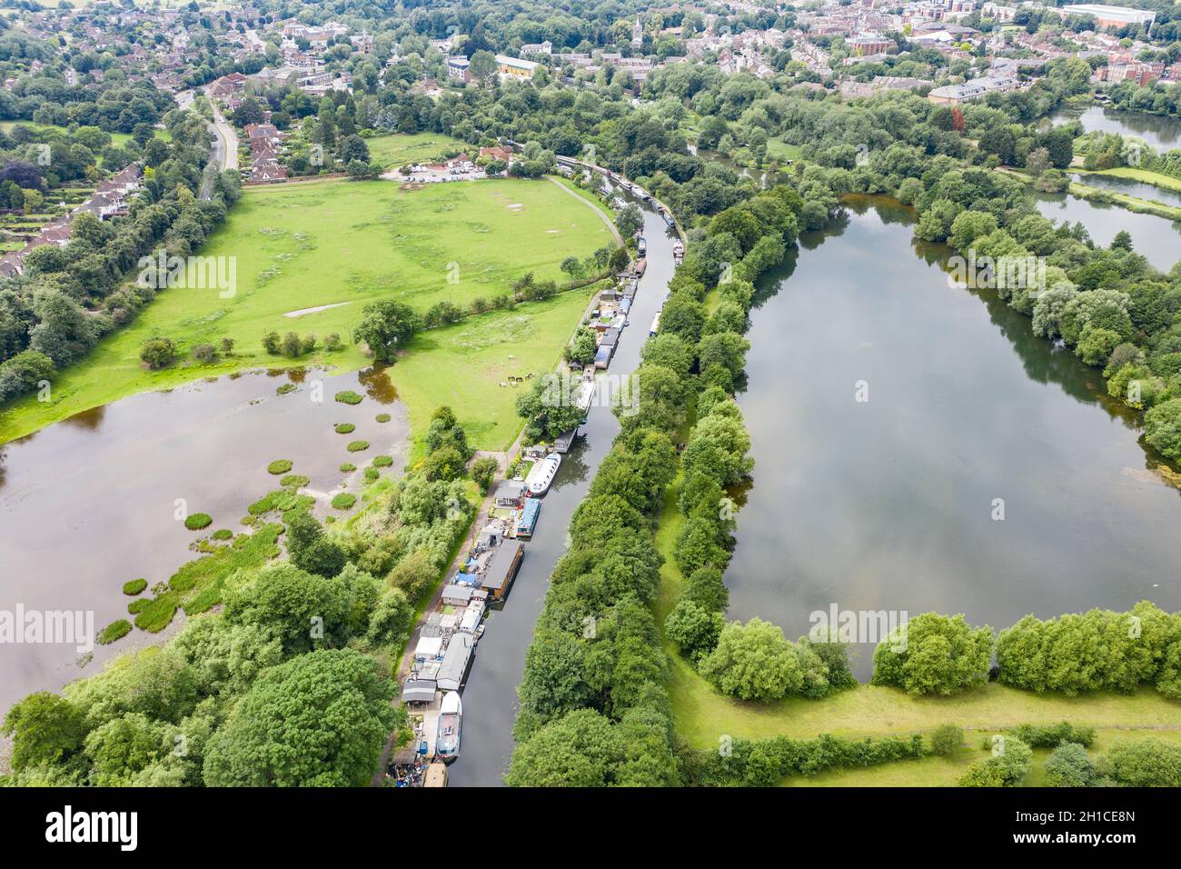 Grand Union Canal, Rickmansworth / Watford uk Stock Photo Alamy