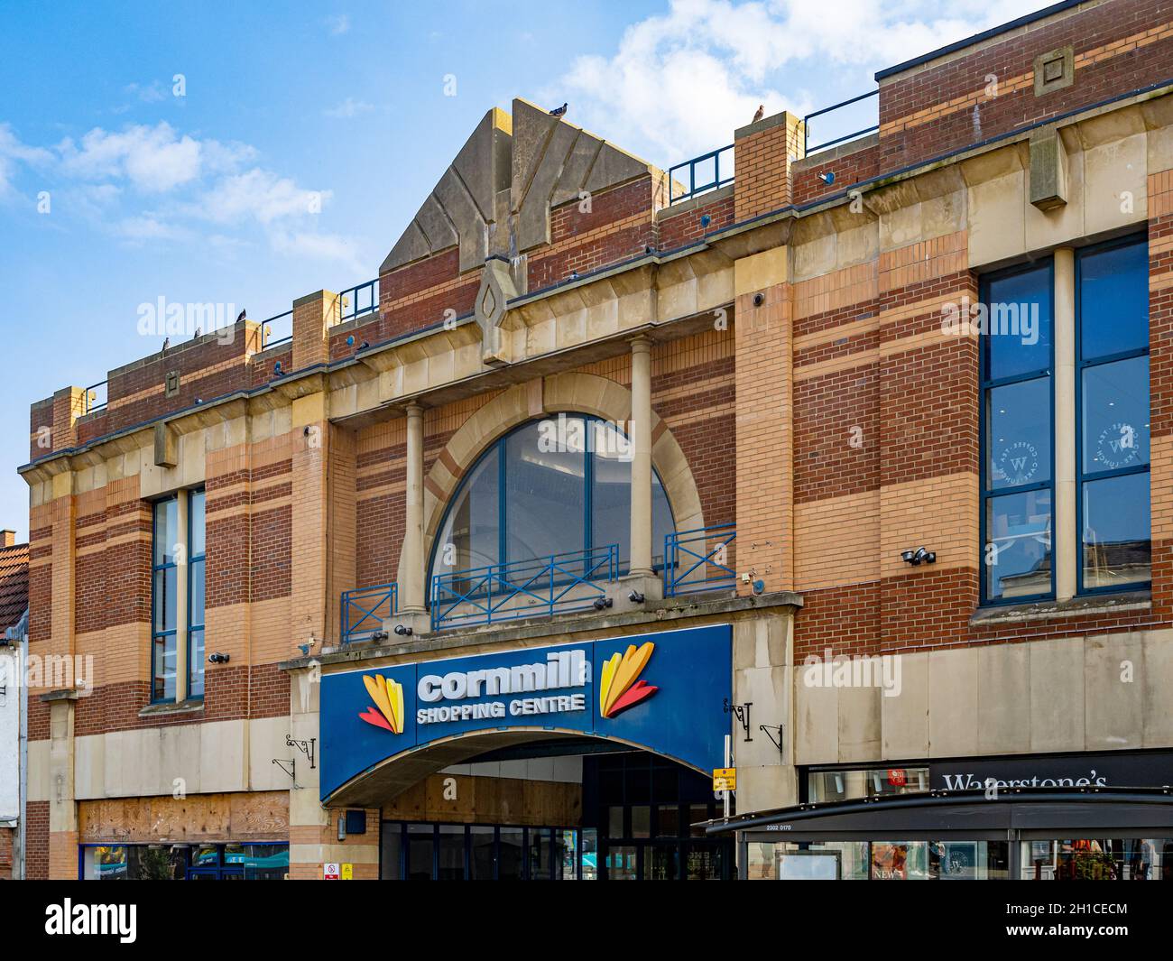 Northgate entrance of the Cornmill Shopping Centre in Darlington, UK