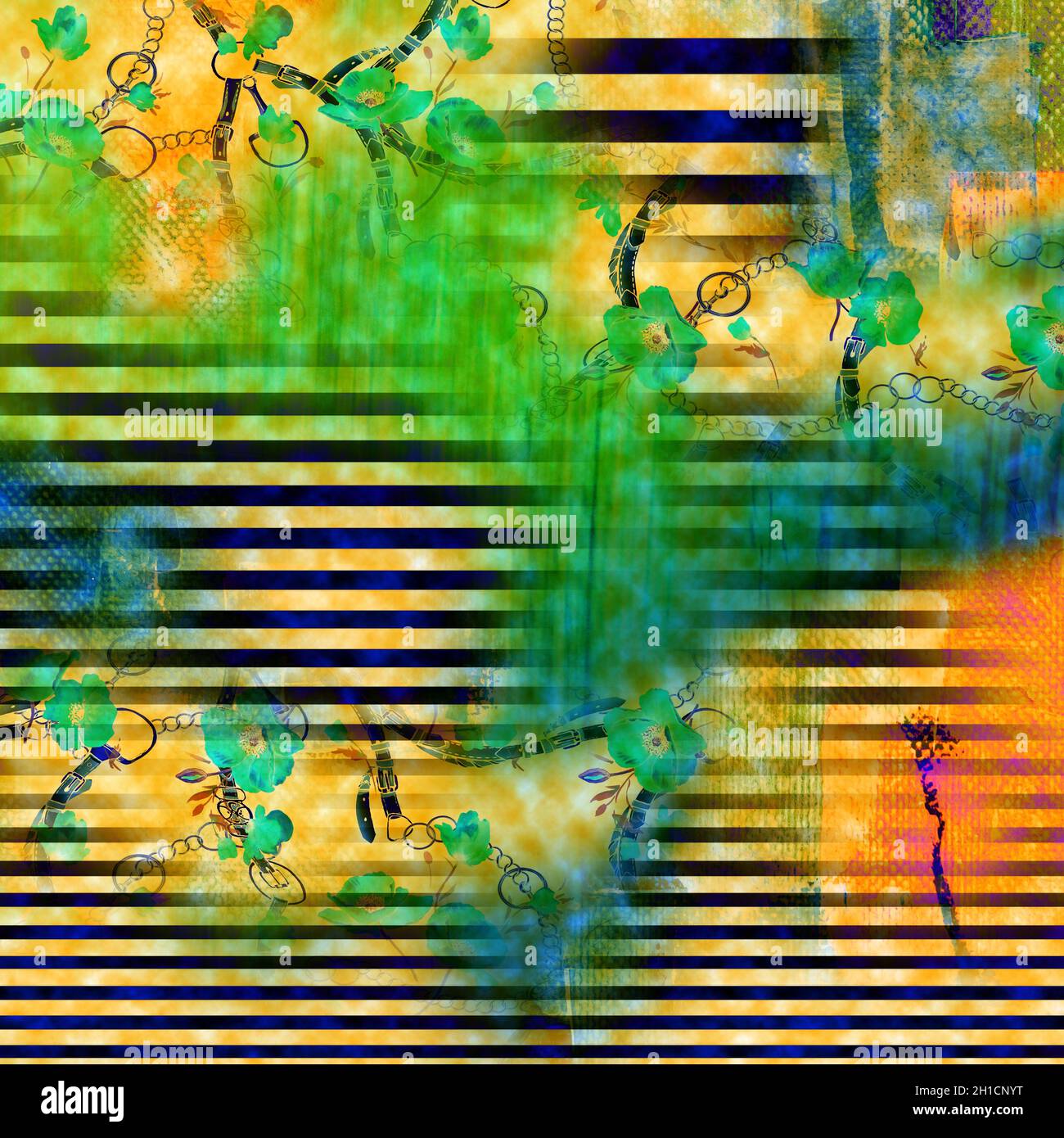 Botanical composition abstract background for amazing fabric background ...