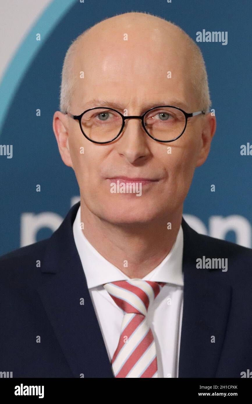 Peter Tschentscher, Wahlen in Hamburg, Messehallen Hamburg, 23.02.2020 Stock Photo