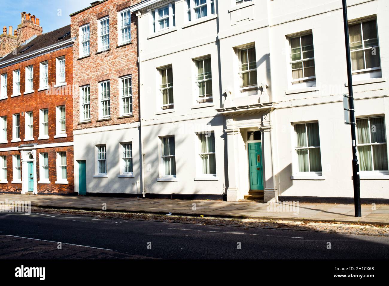 Period Architecture, Bootham, York, England Stock Photo - Alamy