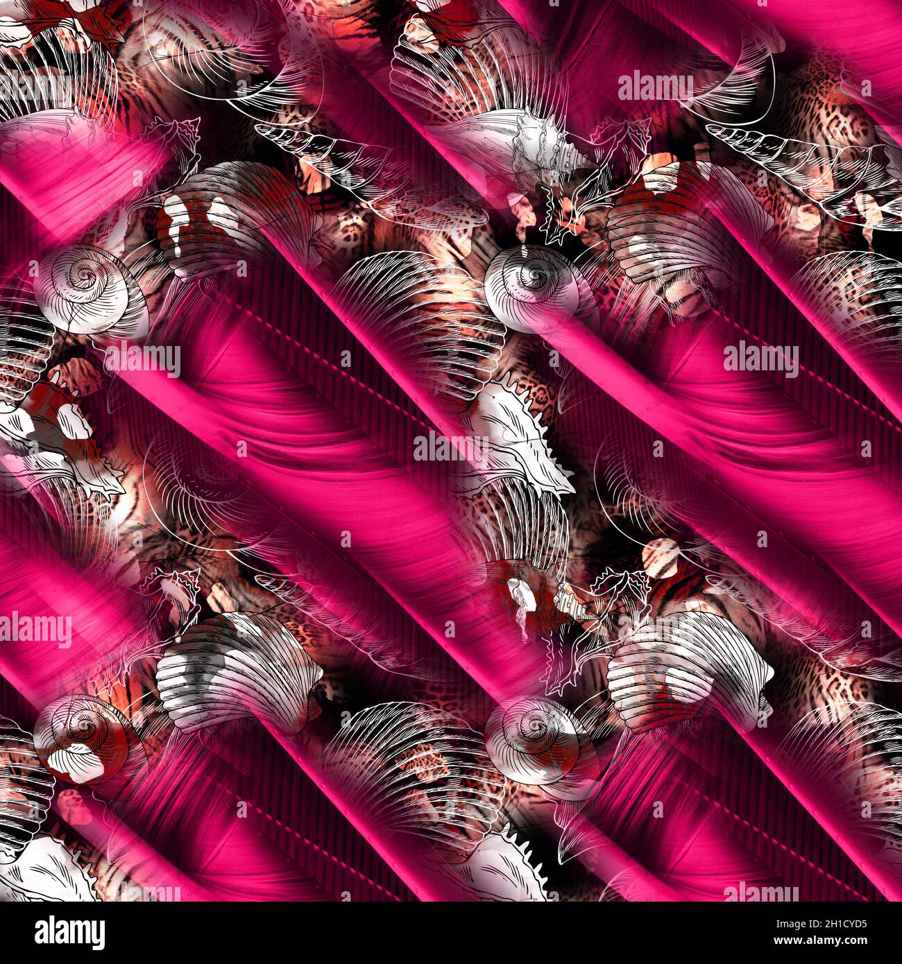 Botanical composition abstract background for amazing fabric background ...