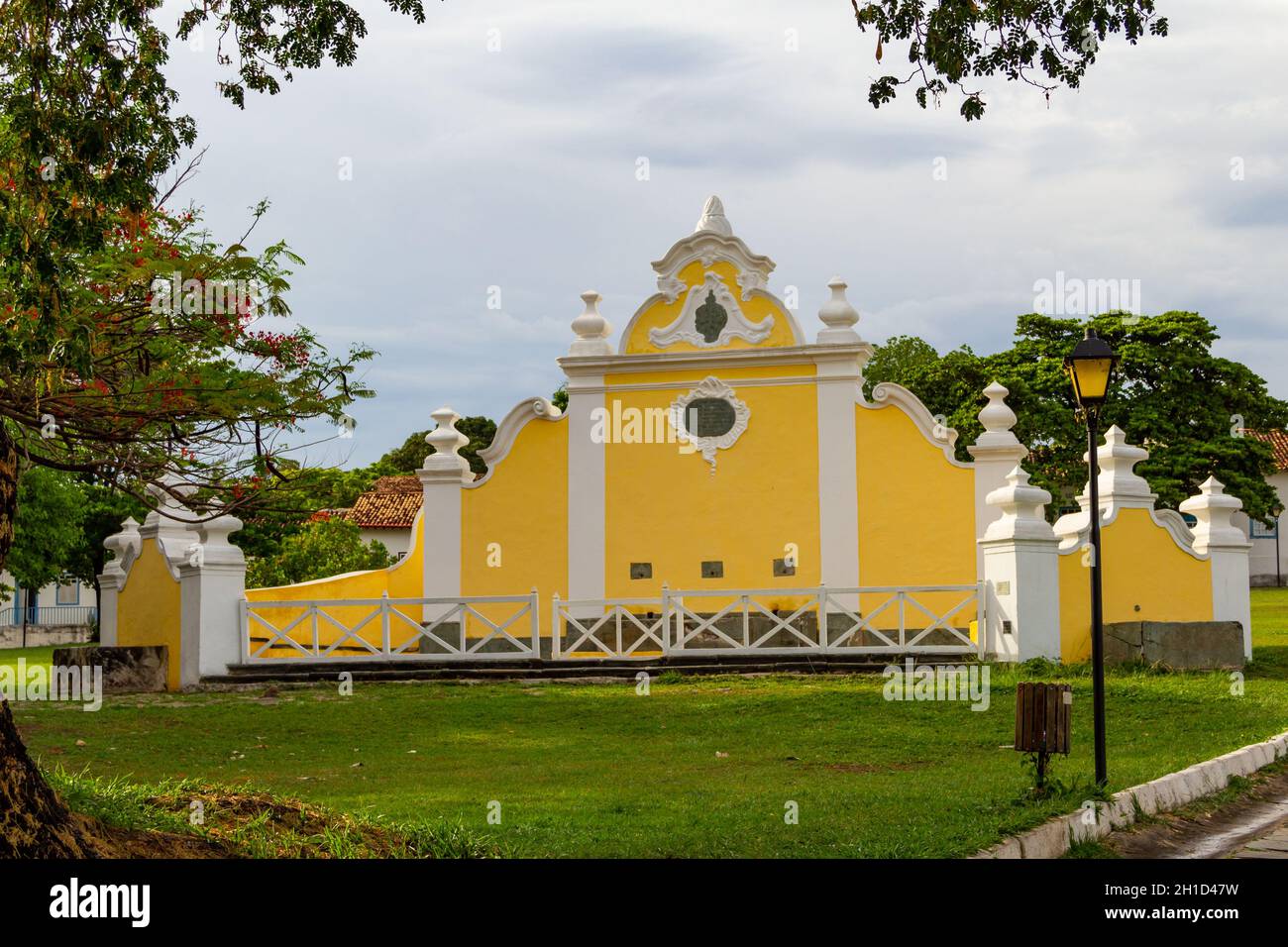 'Chafariz de Cauda' in the Historic Center of the City of Goias, Goias State, Brazil Stock Photo