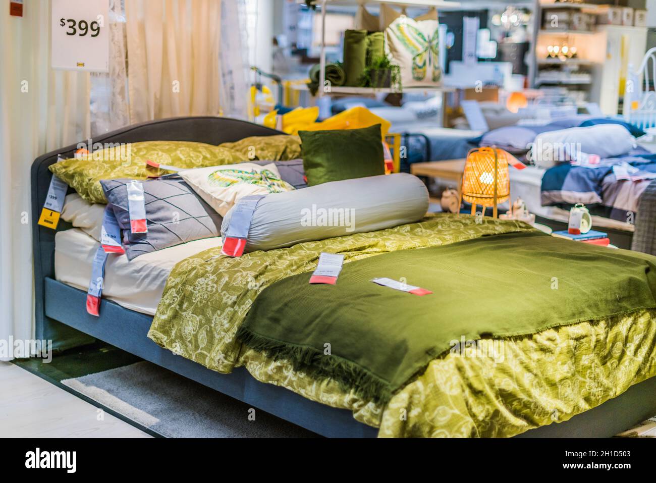 Ikea international ready assemble furniture hires stock photography