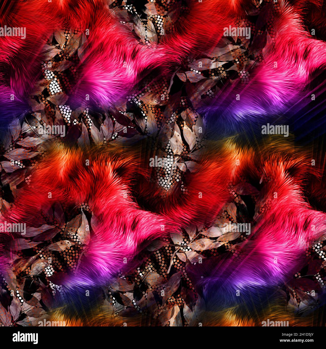 Botanical composition abstract background for amazing fabric background ...