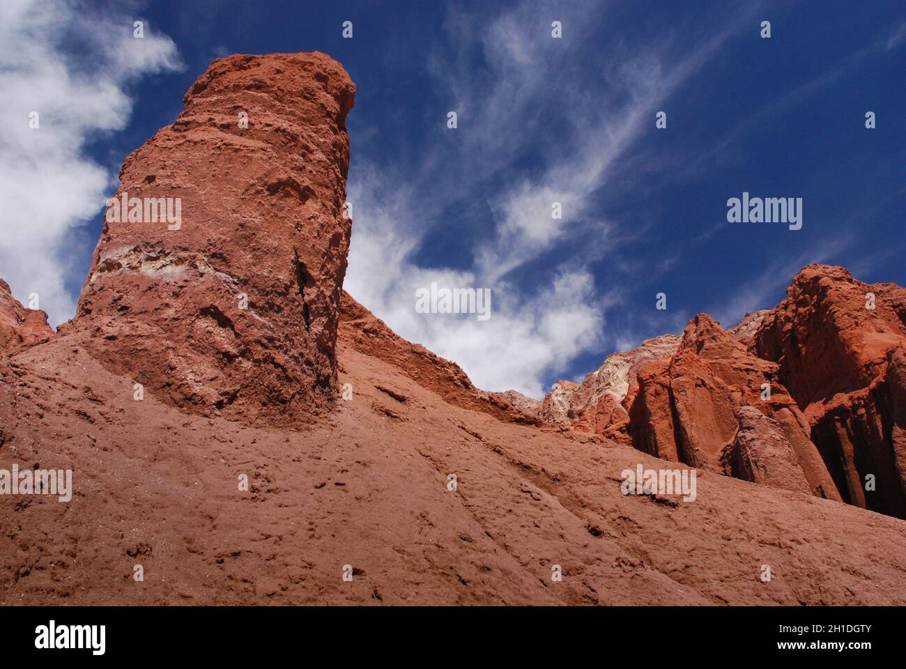 Rainbow Valley, Atacama Desert, Chile Stock Photo