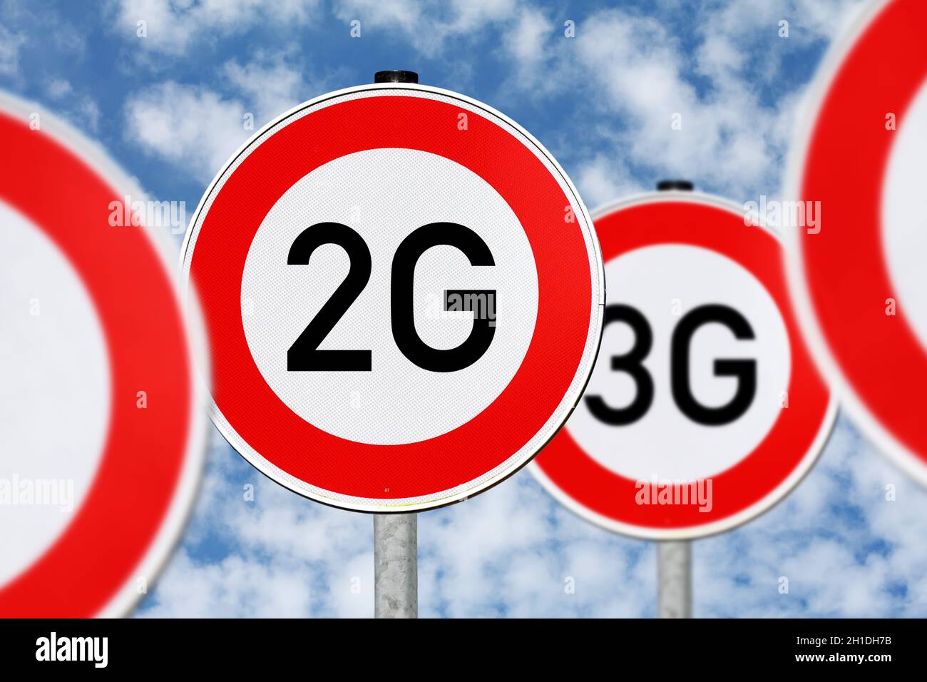 German Corona 3G And 2G Rule, Symbolic Image Stock Photo