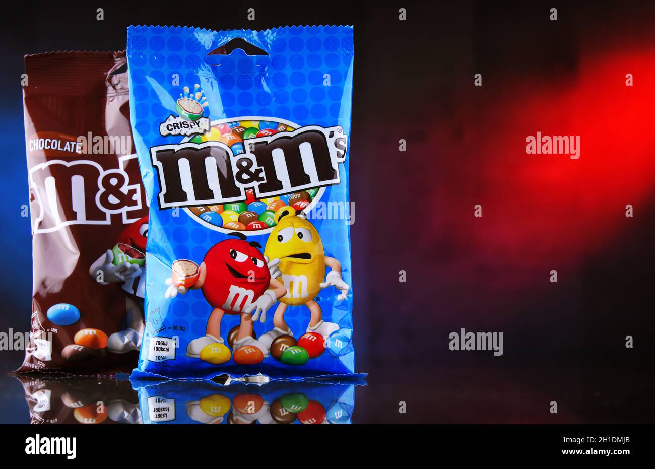 Pretzel M&M's, a candy produced by Mars, Inc. Canadian packaging shown  Stock Photo - Alamy