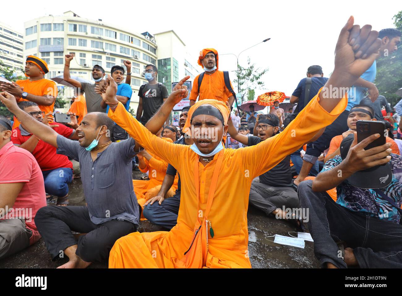 DHAKA CITY, BANGLADESH - OCTOBER 18: Protesters, Under The Banner Of ...