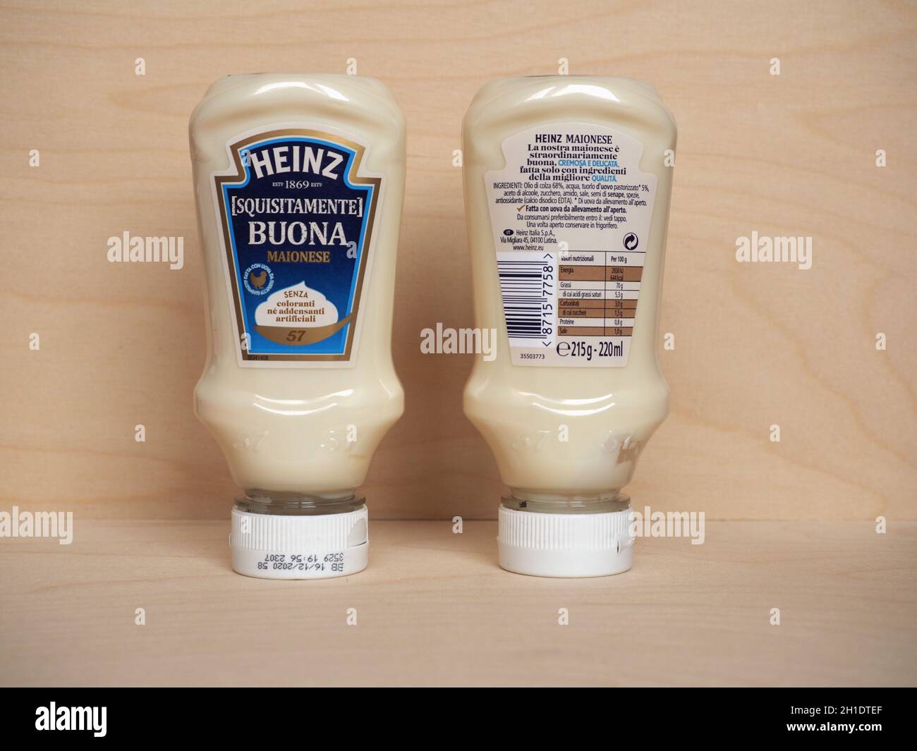 PITTSBURGH, USA CIRCA APRIL 2020 Heinz mayonnaise bottle Stock Photo