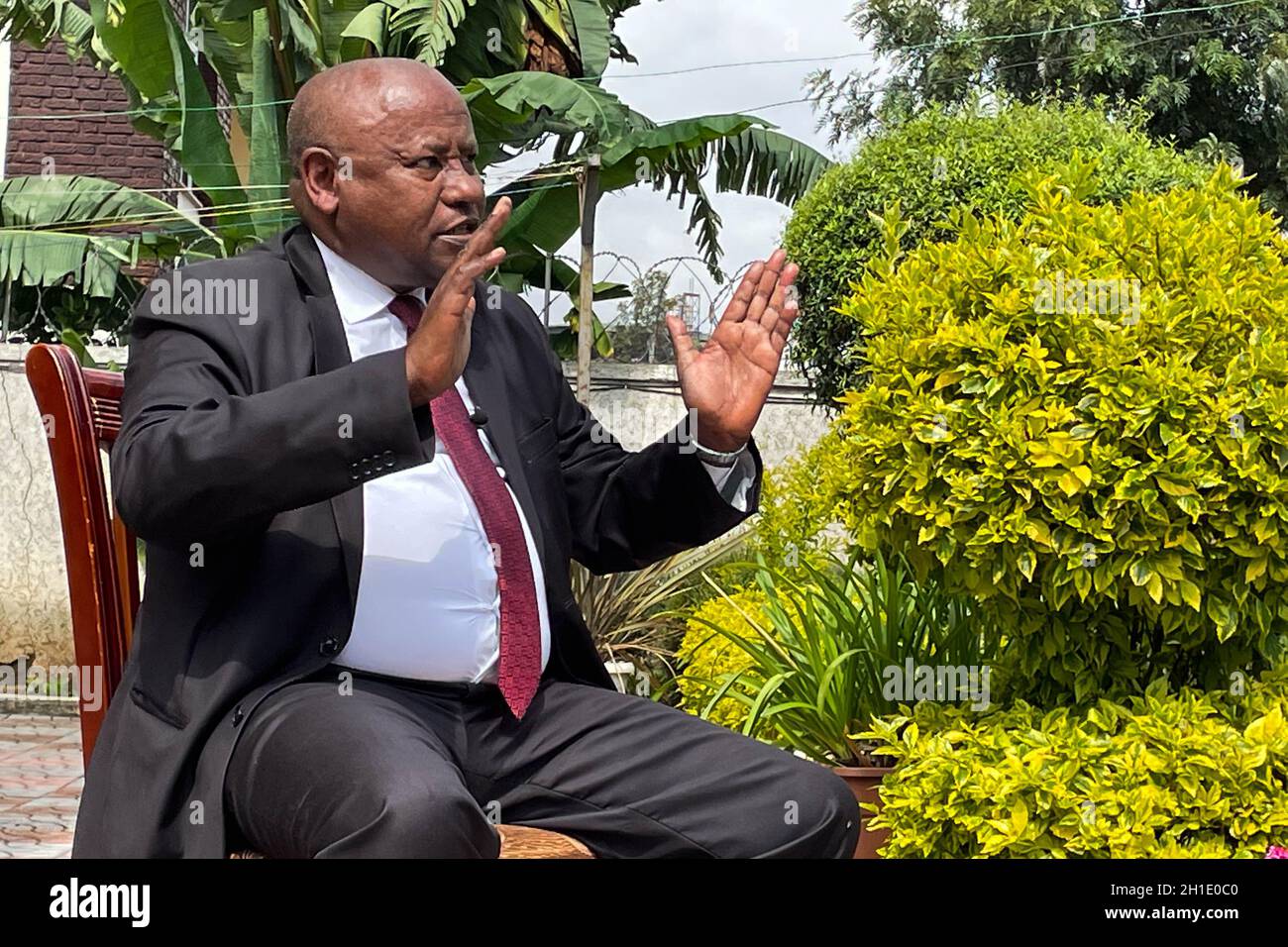 Addis Ababa. 13th Sep, 2021. Photo taken by mobile phone on Sept. 13, 2021 shows Getachew Adem