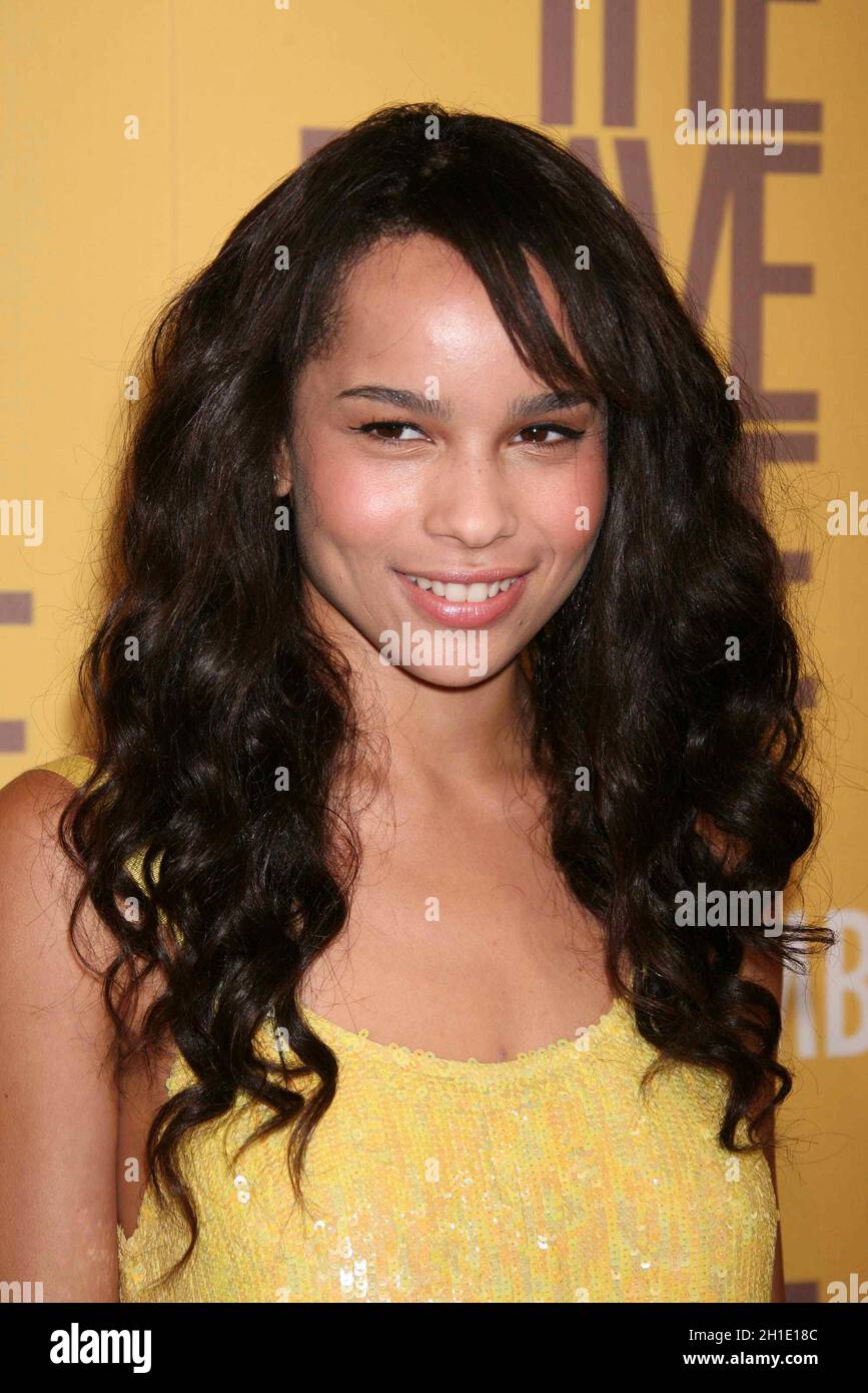 Zoe Kravitz, daughter of Lenny Kravitz and Lisa attends the