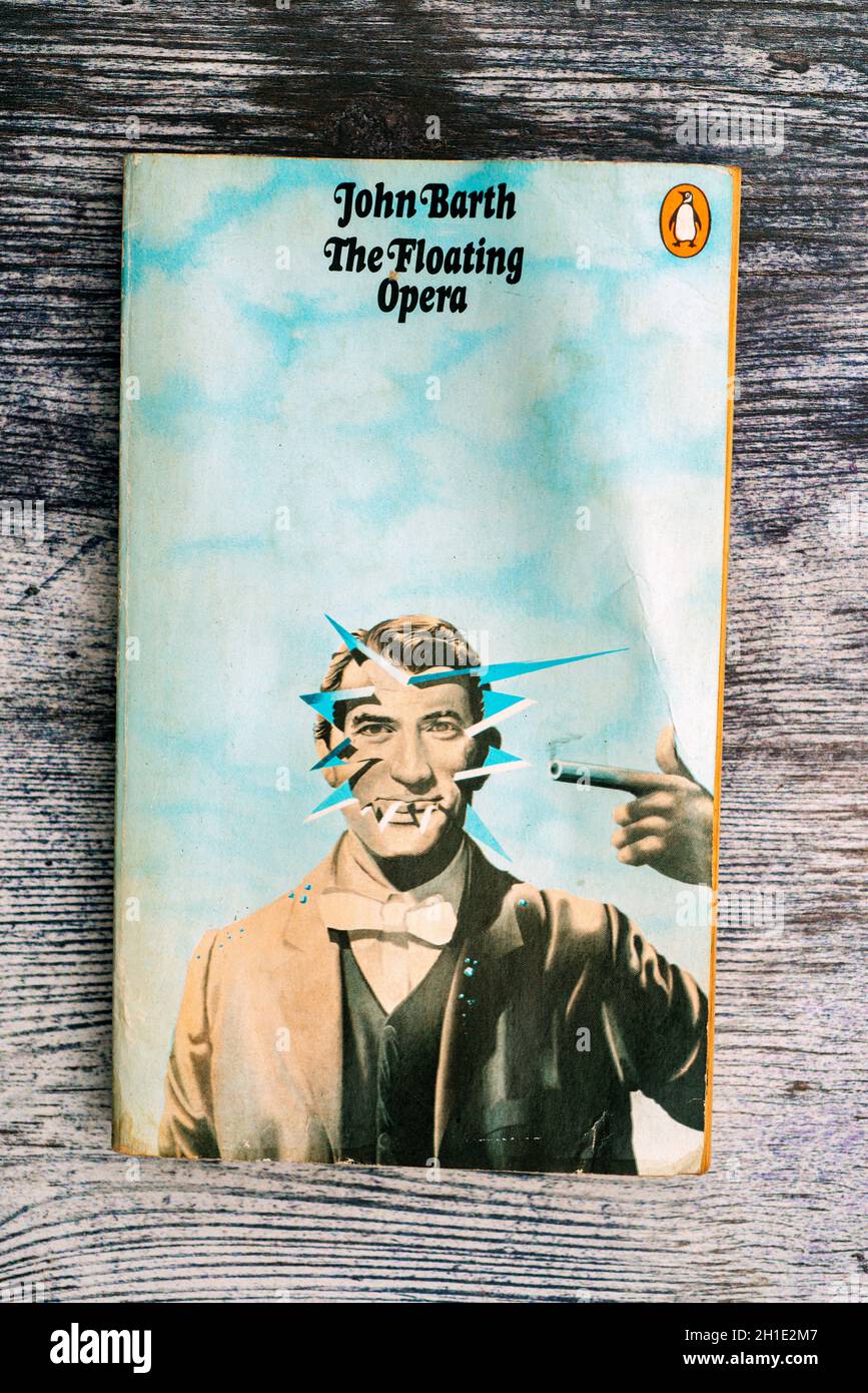 John Barth The Floating Opera paperback book Stock Photo
