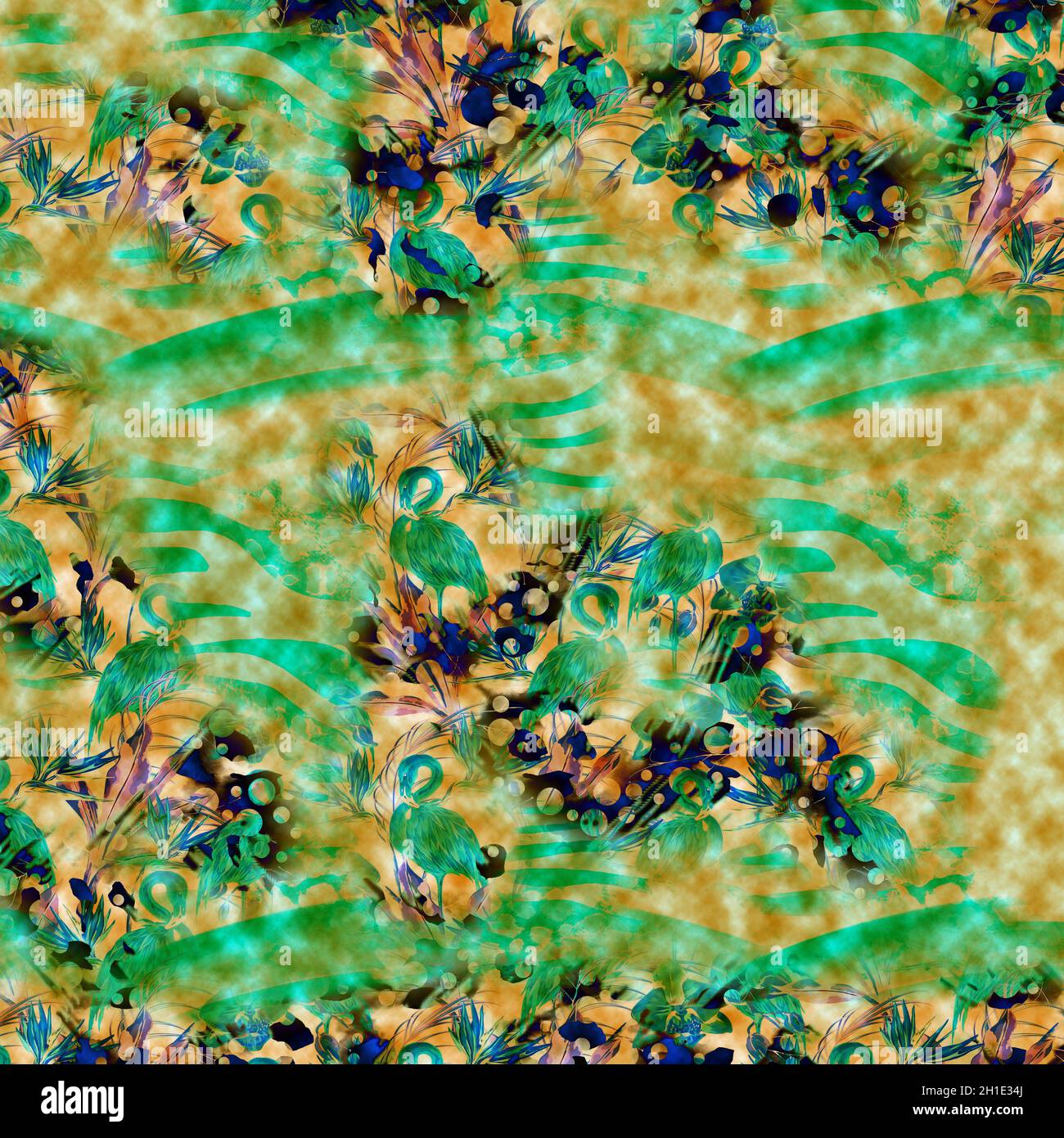 Botanical composition abstract background for amazing fabric background ...