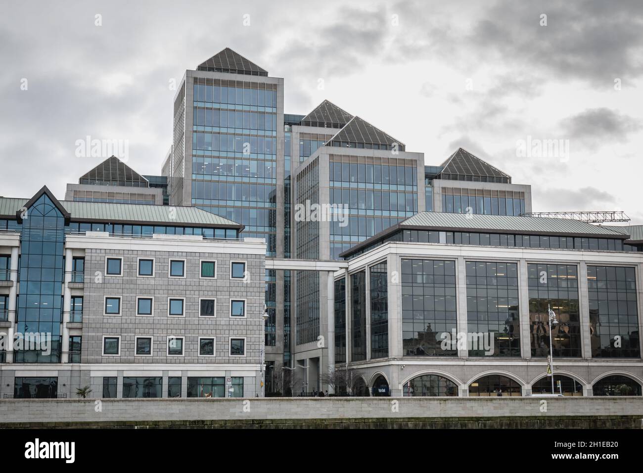 Dublin, Ireland February 12, 2019 View of the modern building of the