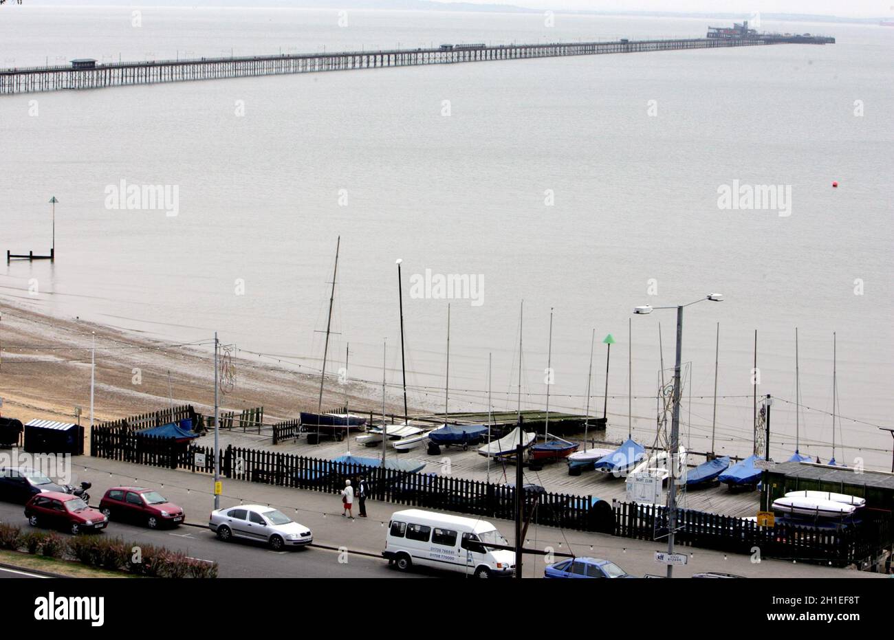 File photo dated 26/04/07 of Southend on Sea Pier. Prime Minister Boris Johnson has announced that the Queen has agreed Southend will be granted city status following the murder of MP Sir David Amess. Issue date: Monday October 18, 2021. Stock Photo