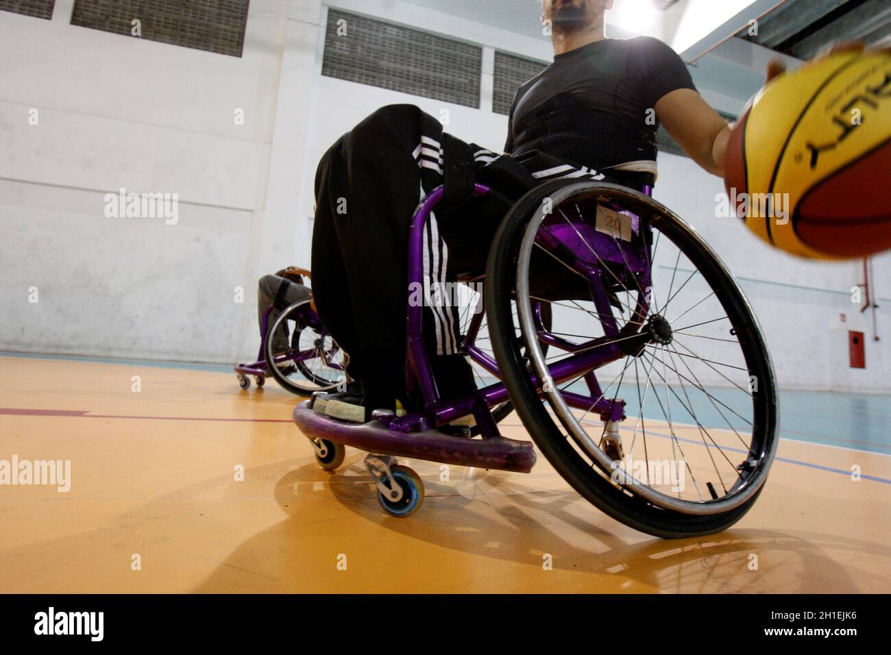 salvador, bahia / brazil september 29, 2016 basketball athletes in