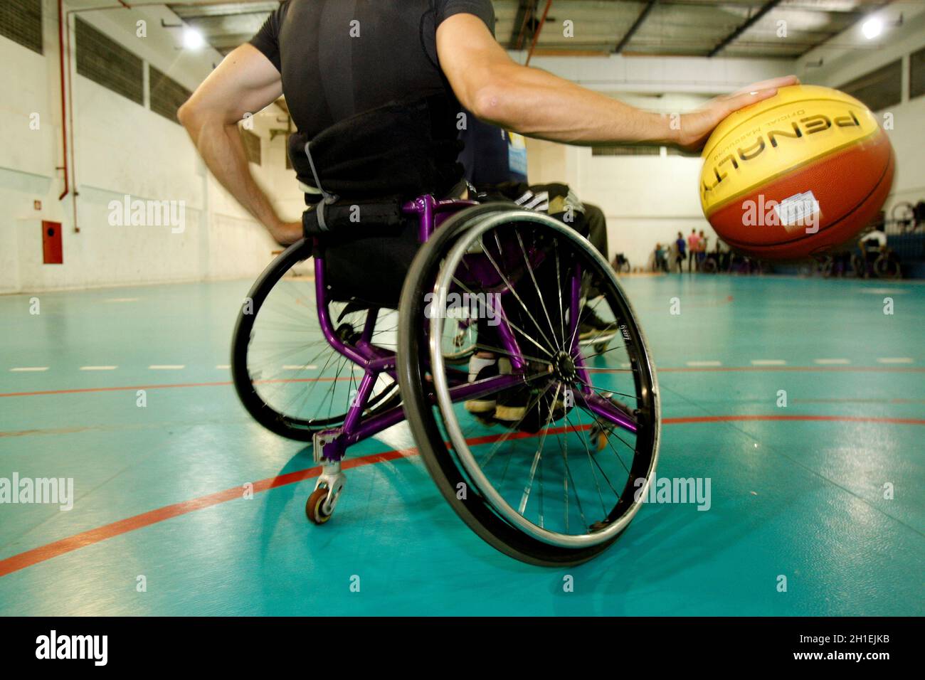 salvador, bahia / brazil september 29, 2016 basketball athletes in