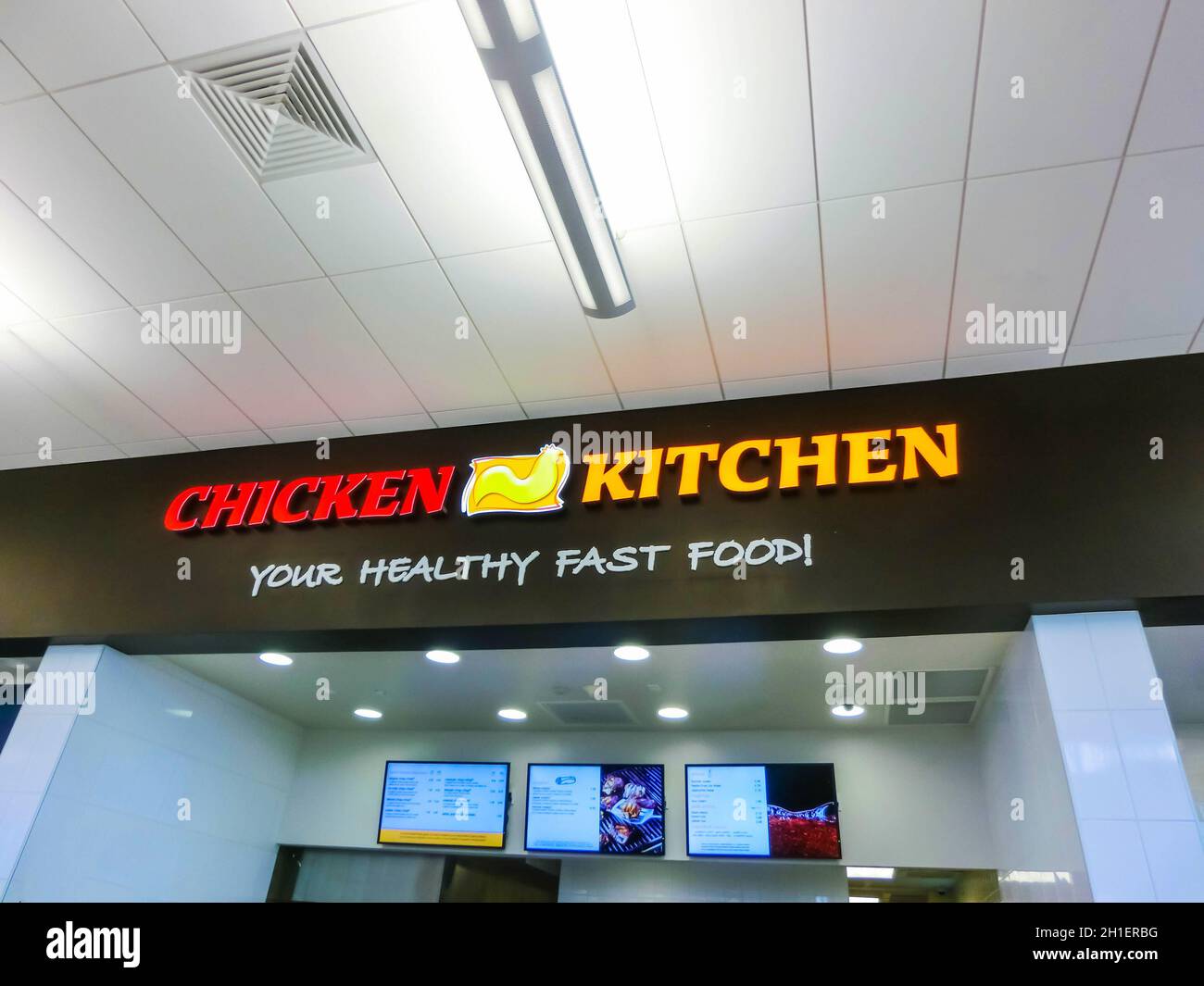 Orlando, USA May 10, 2018 The fast food cafe or restaurant Chicken