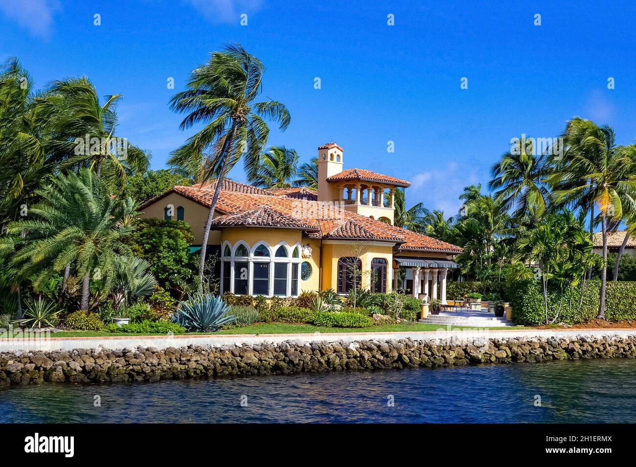 Fort Lauderdale December 11, 2019 Luxury mansion in exclusive part