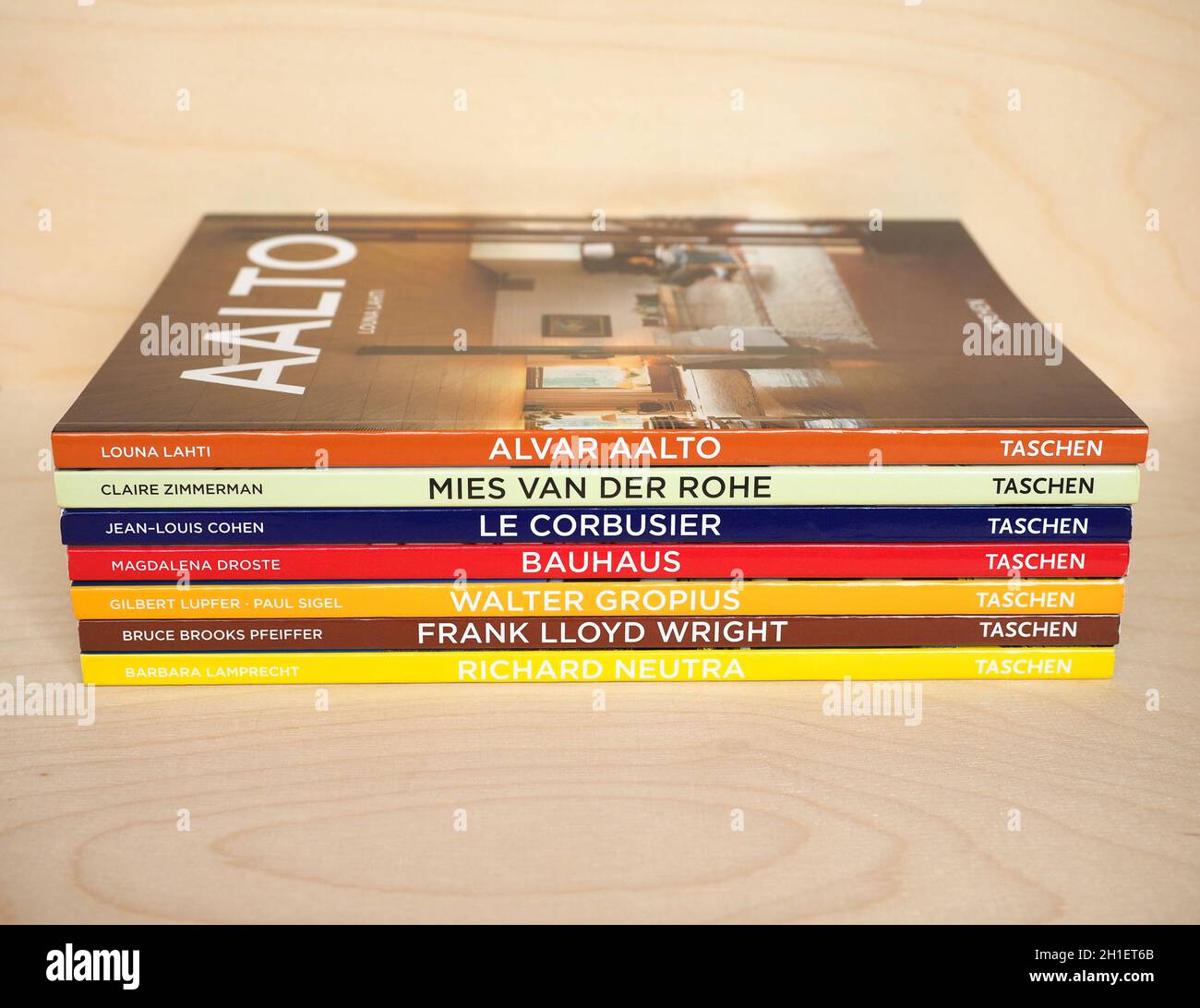 KOELN, GERMANY CIRCA 2020 Taschen basic architecture series books