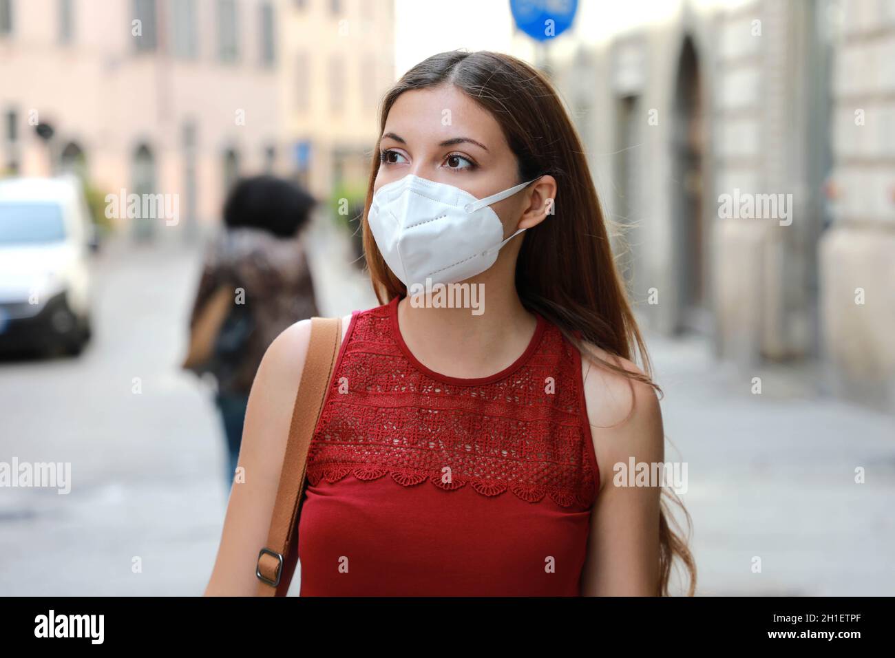 Woman wearing surgical mask protect hi-res stock photography and images -  Page 14 - Alamy
