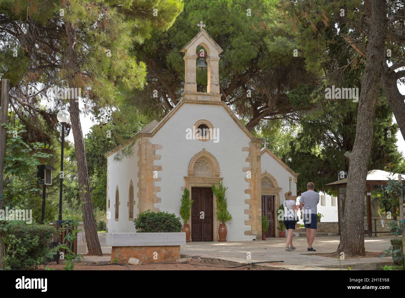 Kapelle am Grab Venizelos, Chania, Kreta, Griechenland Stock Photo