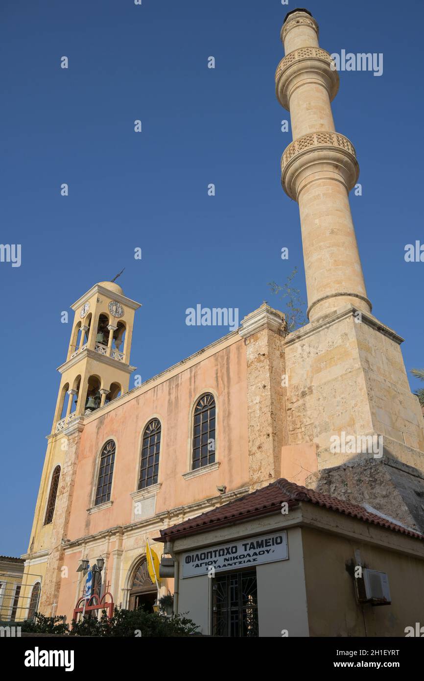 Sankt-Nikolaus-Kirche, Chania, Kreta, Griechenland Stock Photo