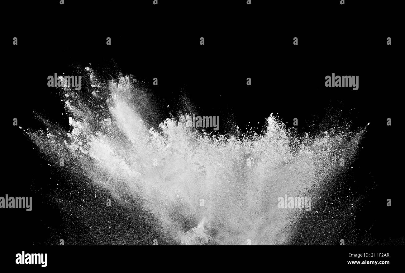 smoke powder explosion air background shape black Stock Photo Alamy