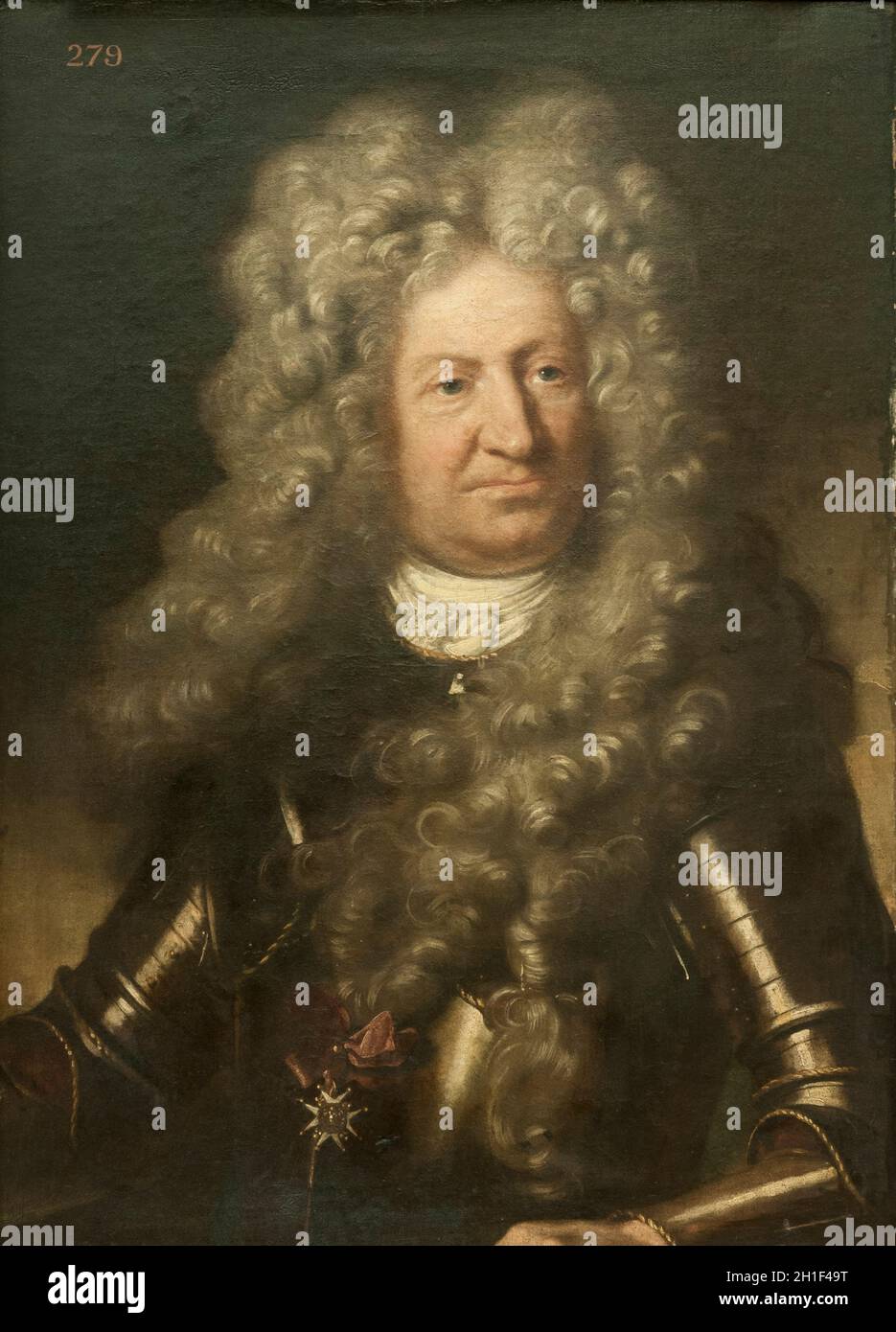 FRANCE. NORD (59). DUNKERQUE. MUSEUM OF FINE ARTS. PORTRAIT OF JEAN BART. OIL ON CANVAS. (18 TH CENTURY) APPROXIMATE DATE ANONYMOUS FRENCH SCHOOL Stock Photo