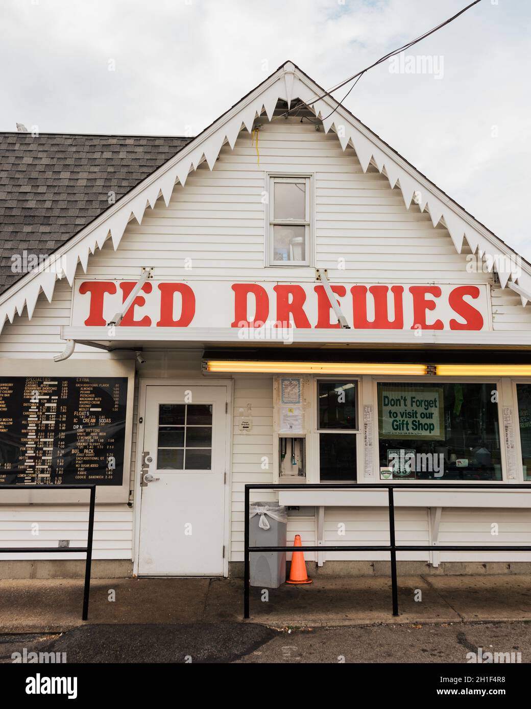 Ted Drewes Frozen Custard, on Route 66 in St. Louis, Missouri Stock