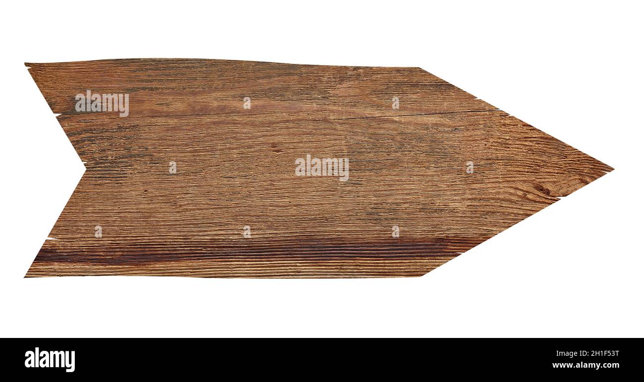 wood wooden sign arrow background board plank signpost Stock Photo - Alamy