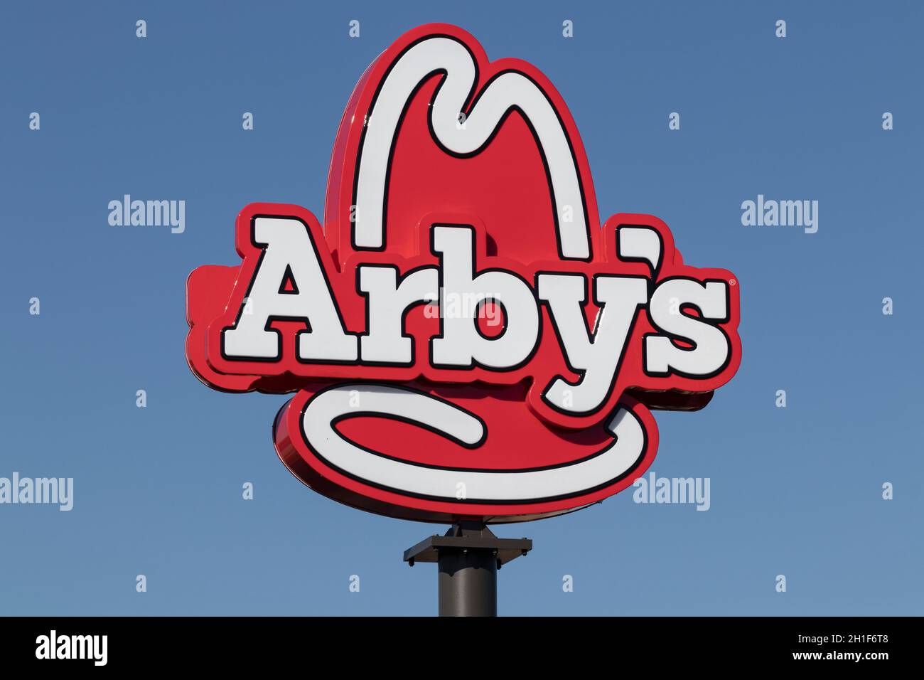 Frankfort Circa October 2021 Arby's Retail Fast Food Location. Arby