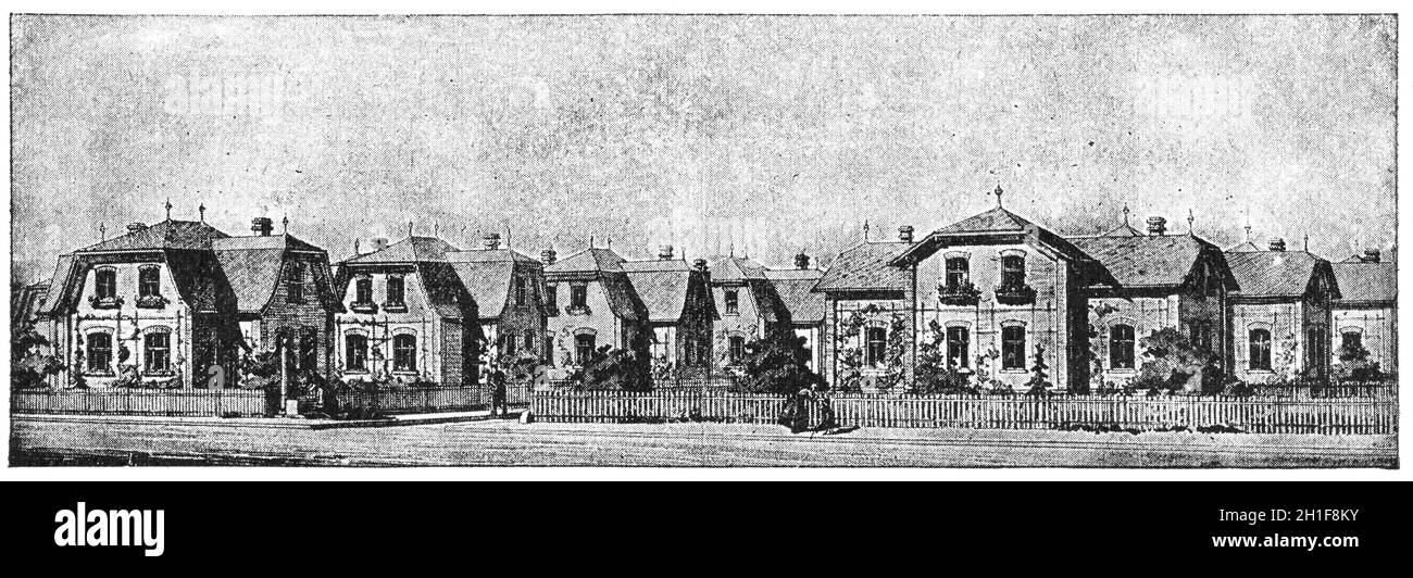 Work apartments Rheinische Farbwerke by Meister Lucius & Co in Hoechst