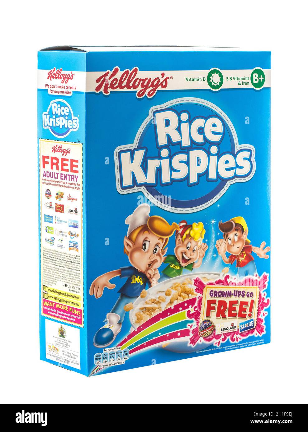Kelloggs rice krispies cereal box hires stock photography and images