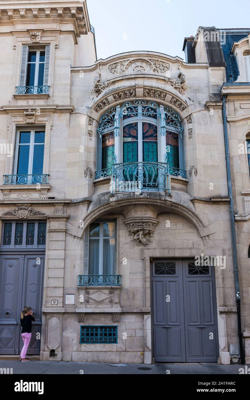 FRANCE. MEURTHE-ET-MOSELLE (54). NANCY. GAUDIN HOUSE (1899), 97 CHARLES