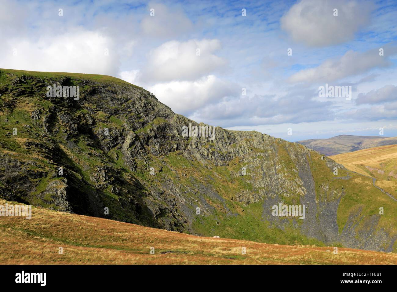 Scales Tarn and Sharp Edge, Blencathra fell, Lake District National