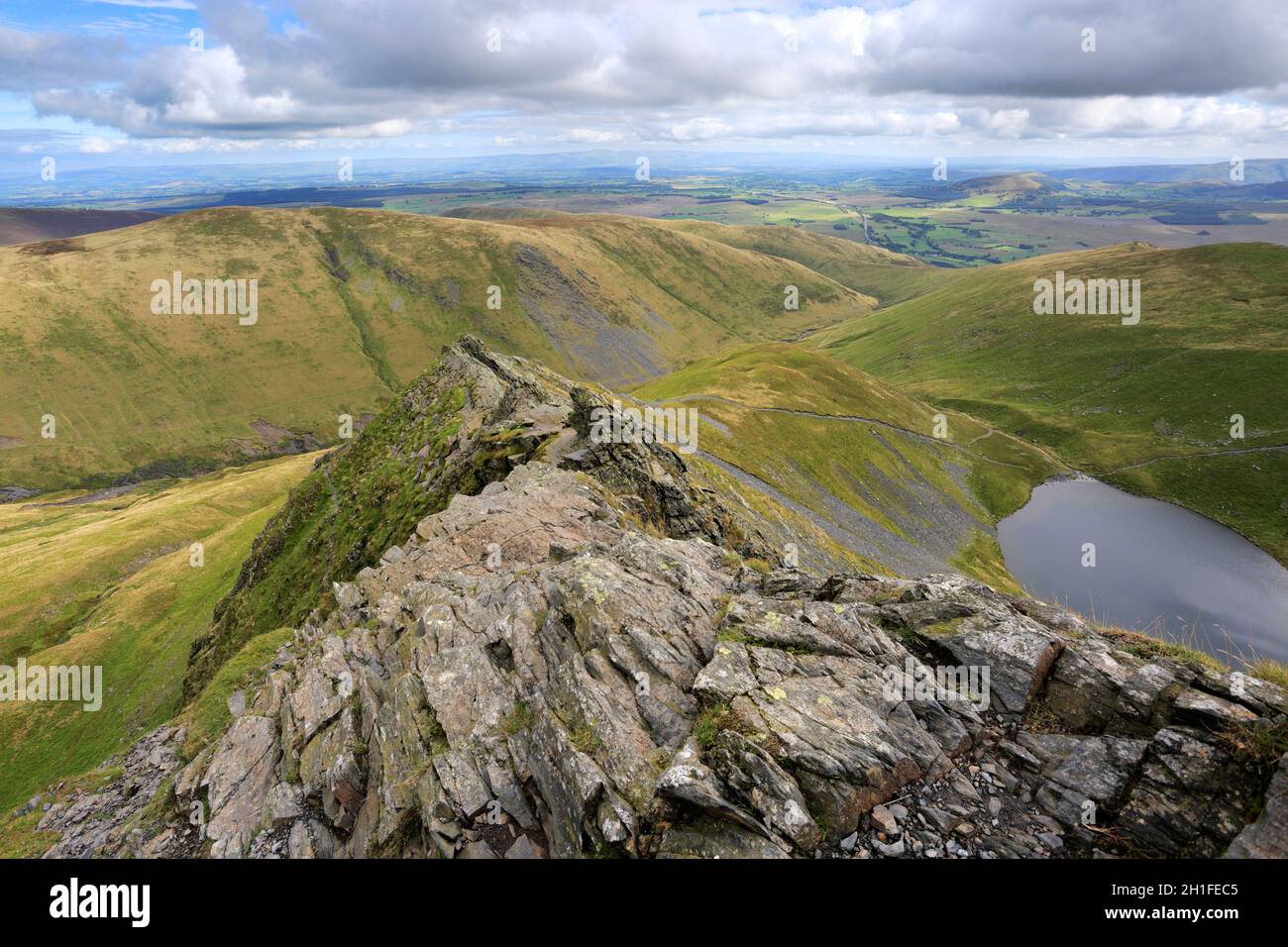 Scales Tarn and Sharp Edge, Blencathra fell, Lake District National