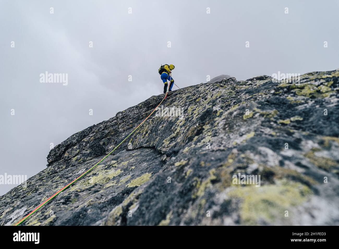 Rapelling mountain High Resolution Stock Photography and Images - Alamy