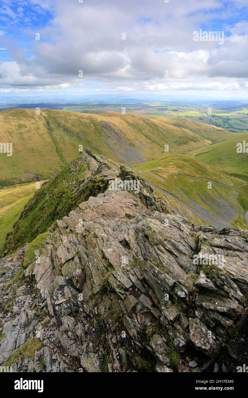Scales Tarn and Sharp Edge, Blencathra fell, Lake District National
