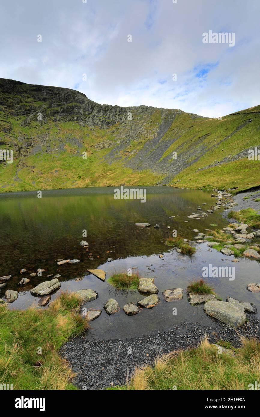 Scales Tarn and Sharp Edge, Blencathra fell, Lake District National