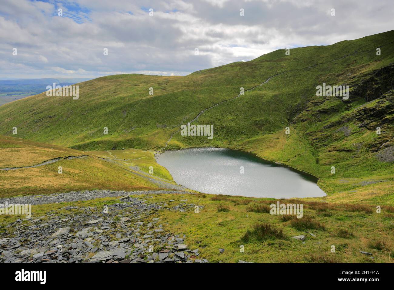 Scales Tarn and Sharp Edge, Blencathra fell, Lake District National