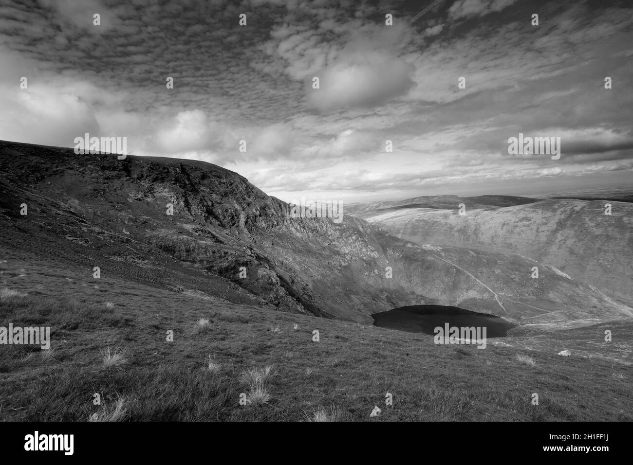 Scales Tarn and Sharp Edge, Blencathra fell, Lake District National